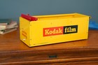 Vintage Kodak Metal Container Store Display Camera Film File Box Great Condition