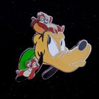 Disney Pluto Chip Dale Enamel Trading Pin Lot 3pc Cute Character Magical Mystery