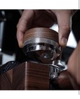 54mm Espresso Distribution Tool Walnut Coffee Distributor Adjustable Depth