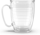 Tervis Clear   Colorful Insulated Tumbler  16 Oz Mug 4 Pack  Clear  New