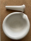 Vintage Coors Usa Porcelain Apothecary Mortar  522-1  And Pestle  522-1 