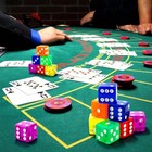 12 Pcs 19mm Casino Dice Set Acrylic Translucent 6 Sided Game Dices Square