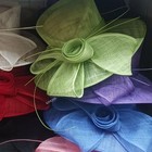 Kentucky Derby Church Hat Sinamay Wide Brim Women Wedding Dressy Tea Party