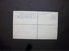 Gb Stationery 1878 Qv 2d Blue Registered Envelope Size F Scalloped Edge H b Rp5