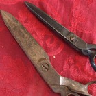 Vtg Lot R  Heinisch   Tailor   Voss Shears 12  Metal Scissors