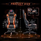 Aa Products Gaming Chair Ergonomic High Back Computer Racing Swivel Blackorange