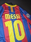 Messi 10 Home Shirt Jersey  Soccer Football 2010 2011 Barcelona Size L