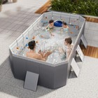 Foldable Family Swimming Pool Above Ground Garden Outdoor Kids Paddling Pools 3m