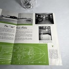 1937 Matthews    46    Twin Cabin Cruiser Boat Yacht Original Brochure Catalog