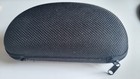 Duco Black Hard Shell Zippered Eyeglass Case Designer Glasses Protective Holder
