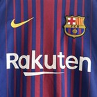 Nike Fc Barcelona 2017-2018 Home Football Shirt Jersey  10 Dhruv Size Medium