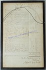 King George Ii Double Signed British Army Accounting Document 1753 Fr Kensington
