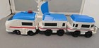 Geotrax Train   Remote Control Blue   White Crosstown Express Lines Works 2