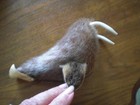 Vintage Adult Walrus Made Of Real Fur Alaska