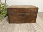 Antique Humphreys Veterinary Cure Oil Wooden Box With Original Content List