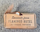 Vintage Flamingo Hotel Las Vegas Pair Of Red Dice W  Partial Original Packaging