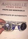 The Conjuring   Annabelle Screen Used Horror Movie Prop Lot Coa James Wan Saw