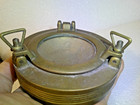 Vintage Brass Porthole Ashtray   Trinket Holder