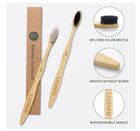 Biodegradable Bamboo Toothbrushes 10 Pack - Soft Bristles  Eco-friendly  Bpa-fre