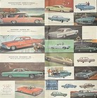 1962 Oldsmobile Brochure Poster 98 Super 88 Dynamic 88 F 85 Starfire Very Rare 