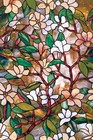 Artscape Magnolia Window Film 24x36 Etched Stained Glass Privacy Film