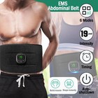 Ems Abs Abdominal Belt Muscle Trainer Stimulator Toning Fitness Training Belt