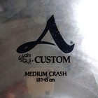 Zildjian Acustom Medium Crash 18 Japan Ship
