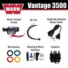 Warn 90350 Provantage 3500 Winch - 3500 Lb  Capacity 50 Ft  Of 3 16 In Wire Rope