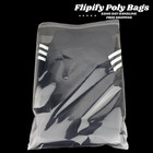 12x15 Clear Resealable T-shirt apparel Self Seal Lip Tape Poly Plastic Bags