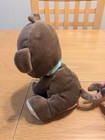 Fisher Price My Little Snugamonkey Brown Monkey Plush Stuffed Animal Green Bow