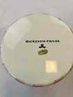 Mackenzie Childs Pink Stripe Bathing Hut Canister  for Parts -no Knob  Authentic