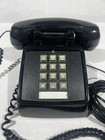 Vintage Cortelco 250000-vba-20md 2 Line Or Data Push Button Black Desk Telephone