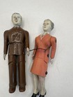 Vintage Renwal Mother  43   Father  44 Man And Woman Dollhouse Dolls