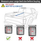 Oedro 5 5ft Soft Roll Up Tonneau Cover For 2015-2026 Ford F-150 F150 Truck Bed