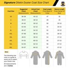 Unisex Lightweight Western Oilskin Waterproof Long Duster Coat Workwear