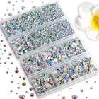6736pcs Hotfix Rhinestones Flatback ab Crystal Rhinestones For Crafts Clothes Mi