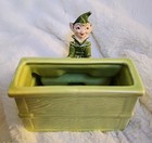 Vintage Pixie Elf Piano Planter Drummond Pottery Ceramic 1940s Mcm As Is