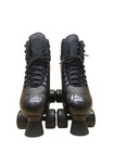 Infinity Skates Men   s Black Adjustable Size Quad Roller Skates Us Size 3-6 M