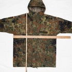 Vintage 2001 German Spot Camo Flecktarn Wahler Zip Up Military Hoodie Jacket L