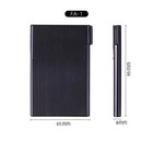 Metal Cigarette Case 9 Holder Stainless Steel Aluminum Slim Portable Box For Men