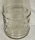 Vintage Embossed Riverview Damascus Portland Ore Dairy Half Pint Milk Bottle