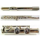 New Yfl 222 Silver Student Flute Offset G  Footjoint C With Hard Case New