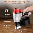 Pneumatic Coil Nailer  15     16   Roofing siding Nail Gun For 0 98  To 2 24
