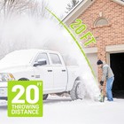 Steelite 21v 12  Electric Cordless Snow Shovel With 4 0-ah Battery And Charger