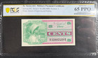 Series 661 Mpc 5 Cents Pcgs 65 66 Ppq Consecutive Pair Military Payment
