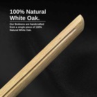E-bogu Handcrafted Oak Bokken With Groove  39      Wooden Sword For Practice