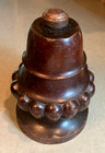 Antique Wooden Acorn Newel Post Cap Architectural Finial Old Home Salvage 8 5 