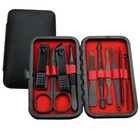 10pcs Pedicure   Manicure Set Nail Clippers Cleaner Cuticle Grooming Kit Case