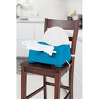 Toddler Feeding Booster Seat W  Adjustable Height Swing Tray   3 Point Harness