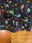 Ava Therese Women   s Scrub Top M V-neck Pockets Blue Sea Life Print 1054